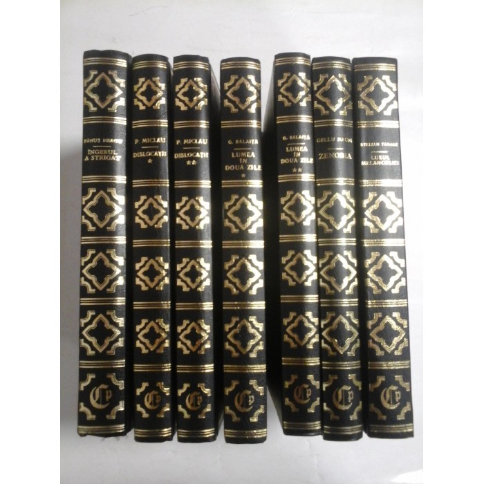   Prietenii Cartii  7 volume (Fanus Neagu)(Paul Miclau)(Stelian Tanase): Zenobia (Gelu Naum);  Lumea in doua zile vol.1 si vol.2 (George Balaita)